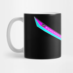 Katana with Blank Text, v. Code Magenta Teal Mug